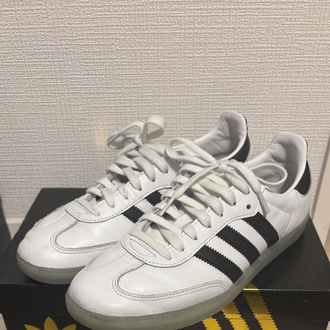 Jason Dill × adidas Skateboarding Samba "White/Core Black & Gold"