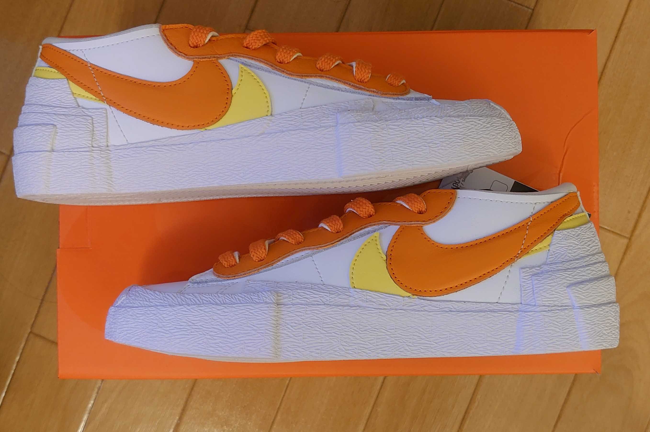 SACAI × NIKE BLAZER LOW "MAGMA ORANGE"