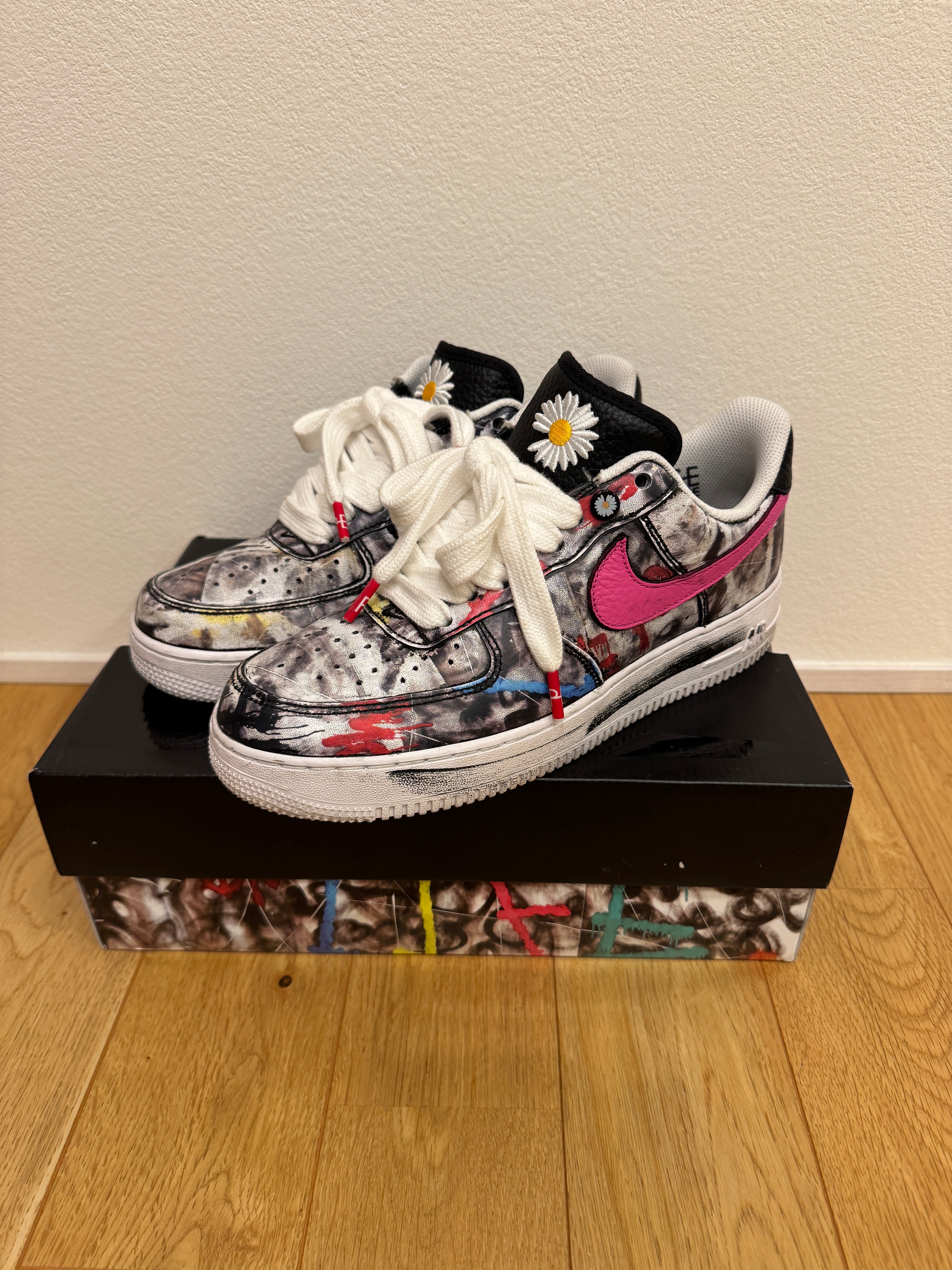 PEACEMINUSONE × Nike Air Force 1 Low '07 Para-Noise 3.0 "Black and Multi-Color" / G-DRAGON