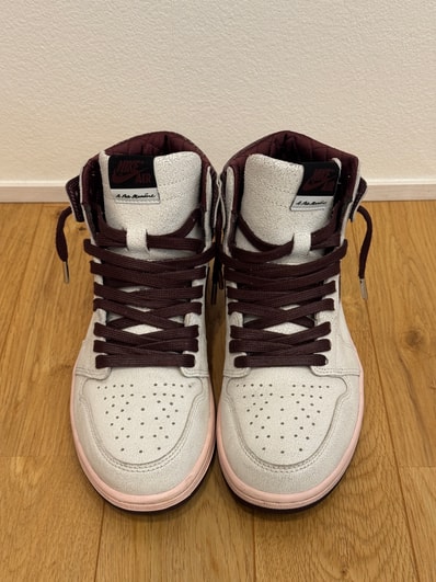 A Ma Maniere × Nike Air Jordan 1 Retro High OG "Sail and Burgundy"