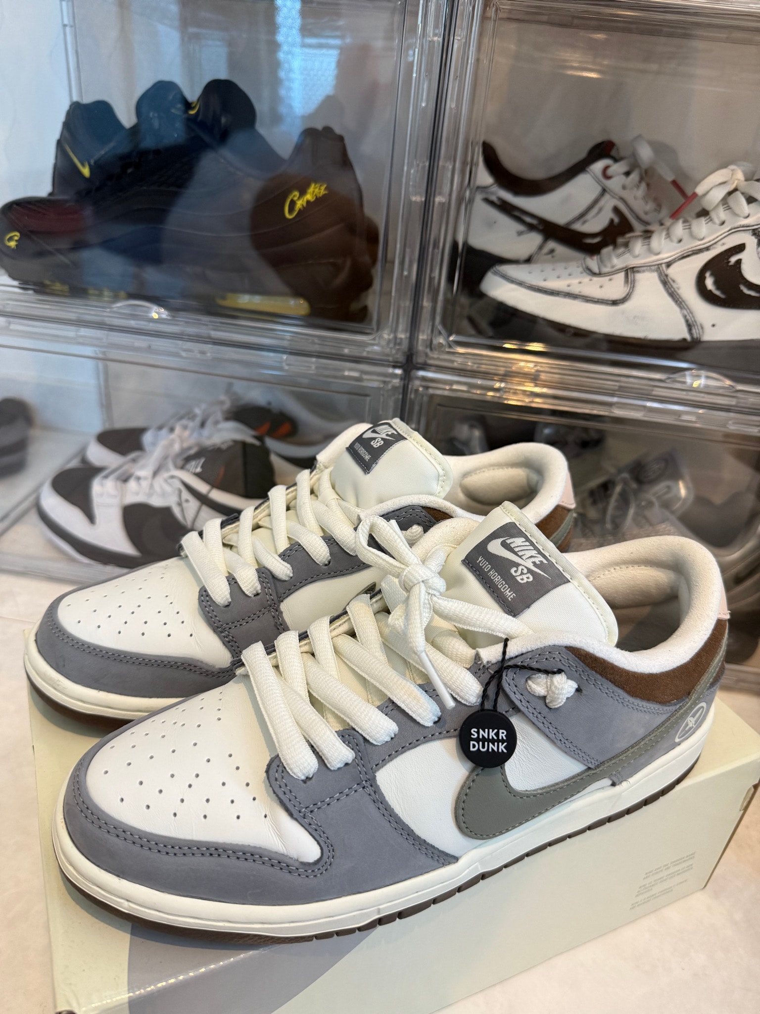 堀米 雄斗(Yuto Horigome) × Nike SB Dunk Low Pro QS "Wolf Grey"