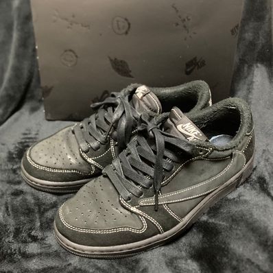 Travis Scott × Nike Air Jordan 1 Low OG SP "Black Phantom"