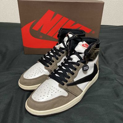 Travis Scott × Nike Air Jordan 1 Retro High OG TS SP "Sail/Dark Mocha"