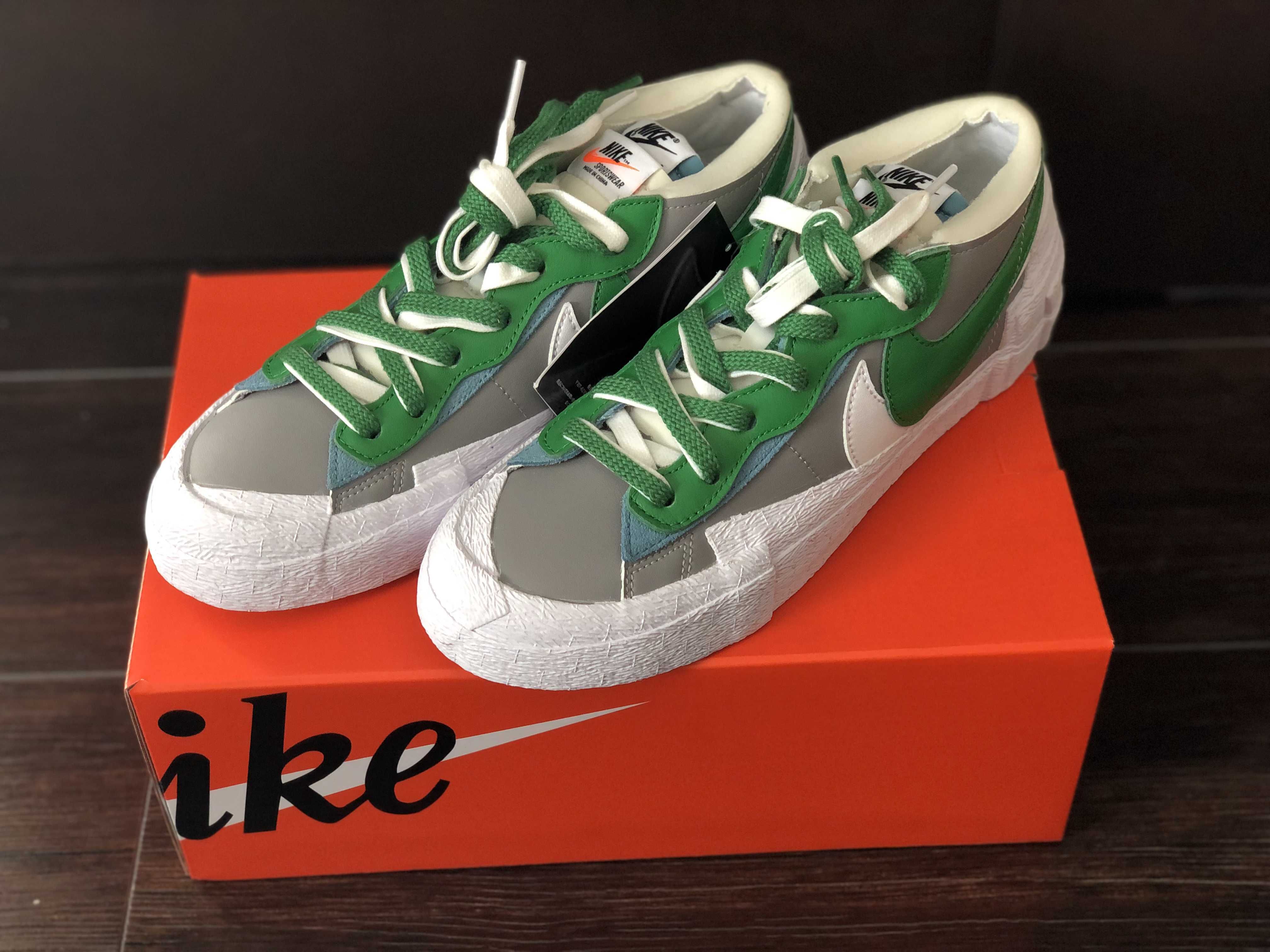 sacai × Nike Blazer Low "Classic Green"