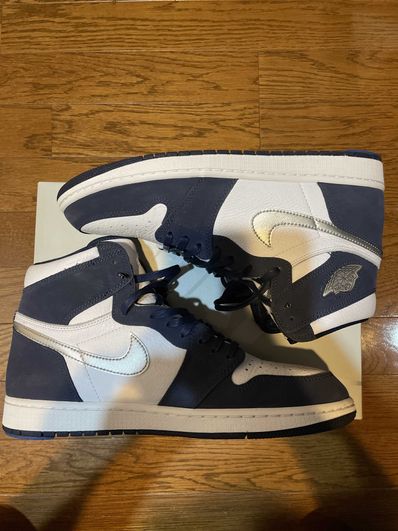 Nike Air Jordan 1 High OG CO.JP "White/Midnight Navy" (2020)(ブリーフケースなし)
