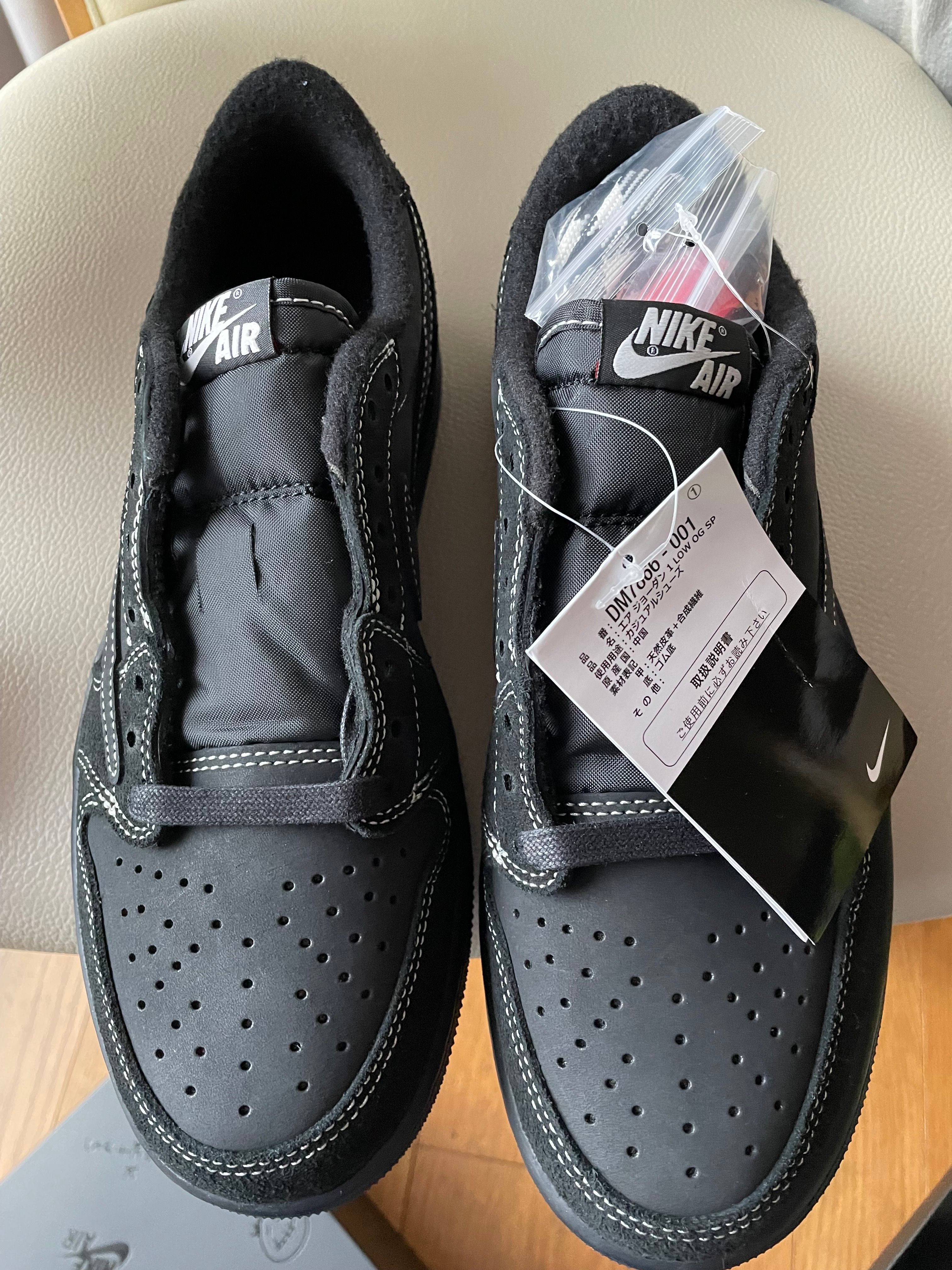 Travis Scott × Nike Air Jordan 1 Low OG SP "Black Phantom"