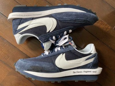 Fragment × sacai × Nike LD Waffle "Blackended Blue"