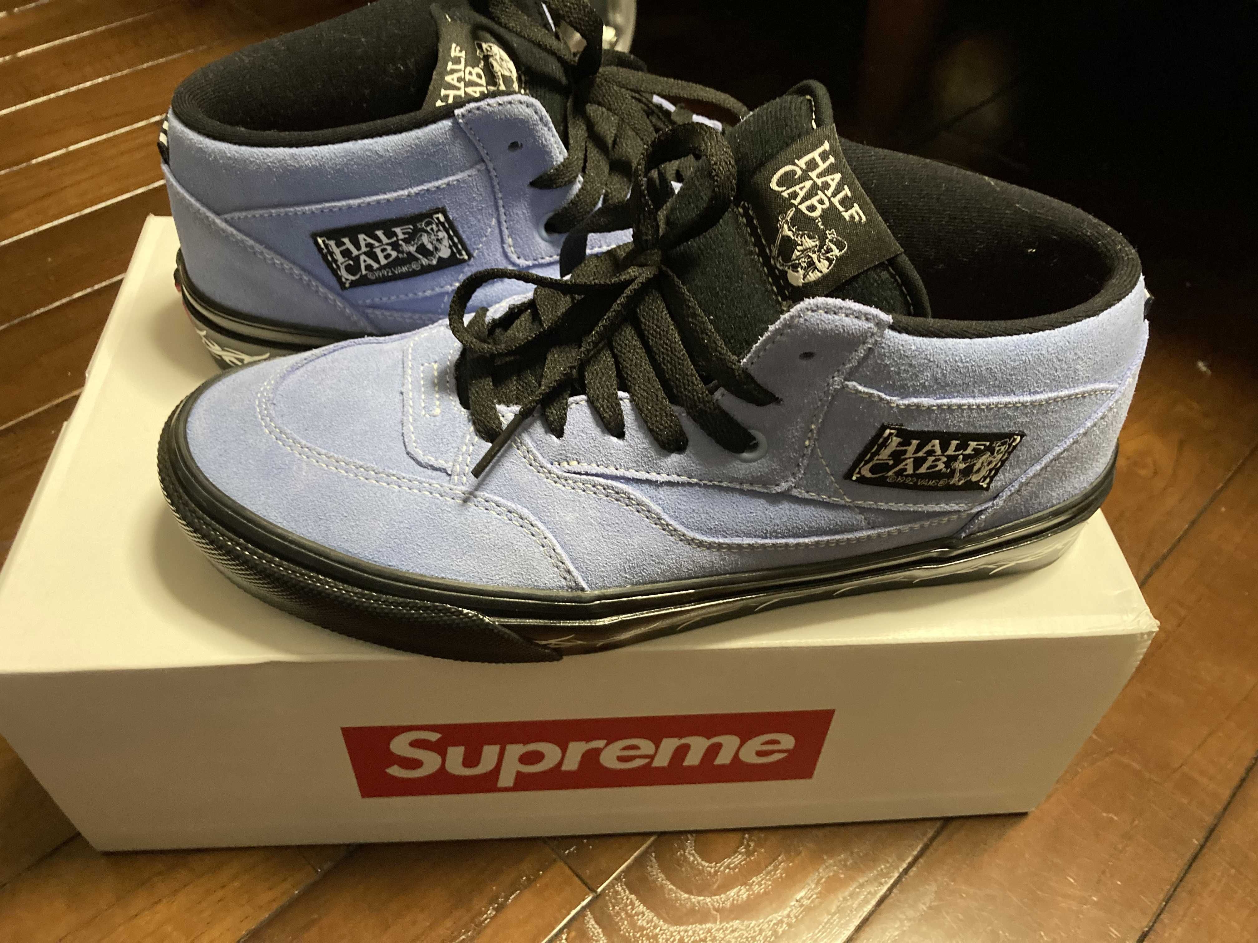Supreme × Vans Half Cab "Blue"	