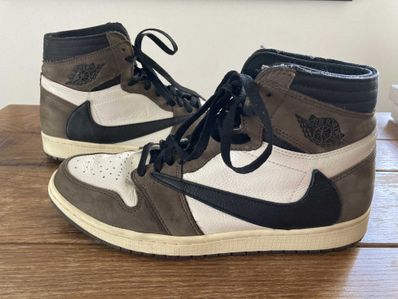 Travis Scott × Nike Air Jordan 1 Retro High OG TS SP "Sail/Dark Mocha"