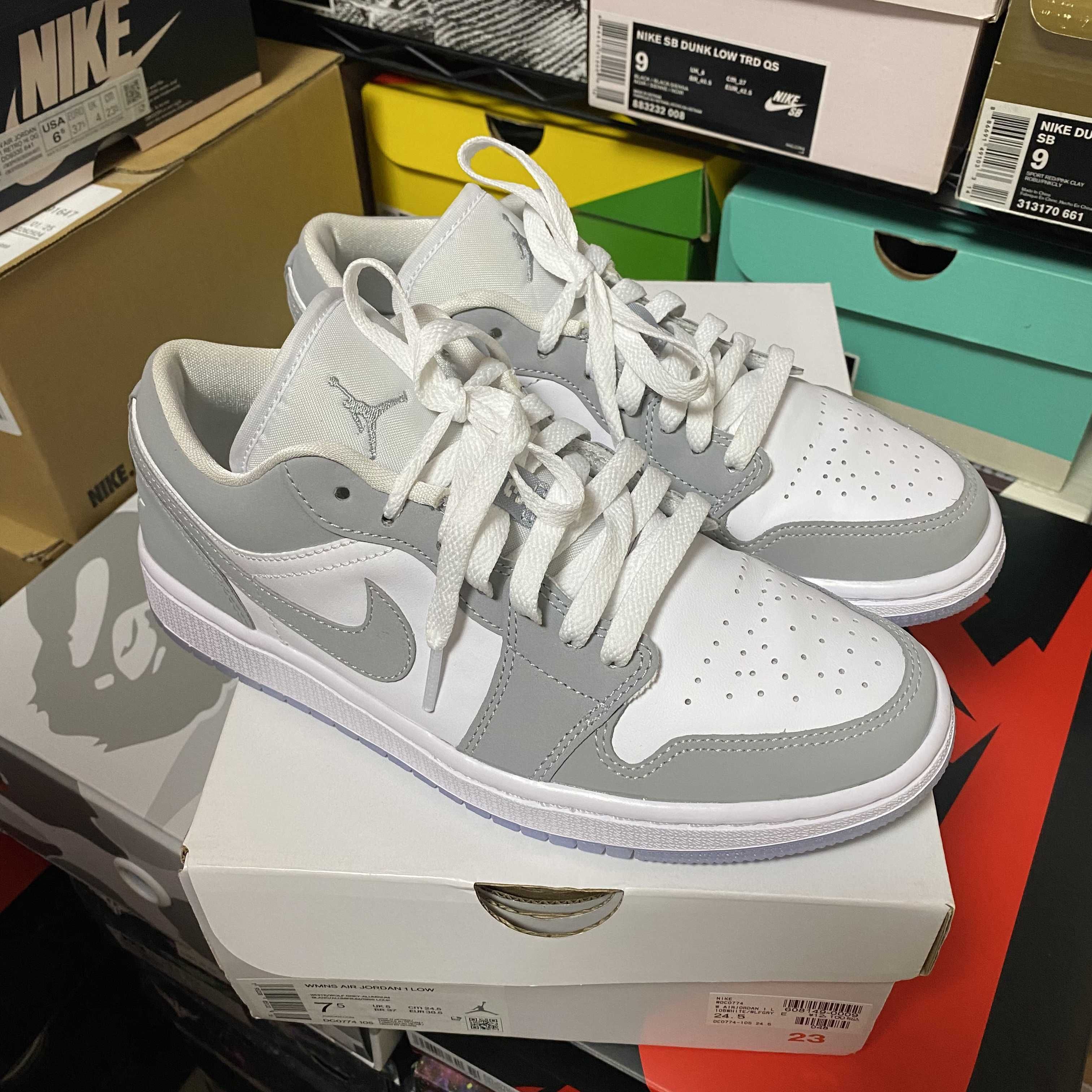Nike Women's Air Jordan 1 Low "Wolf Grey"