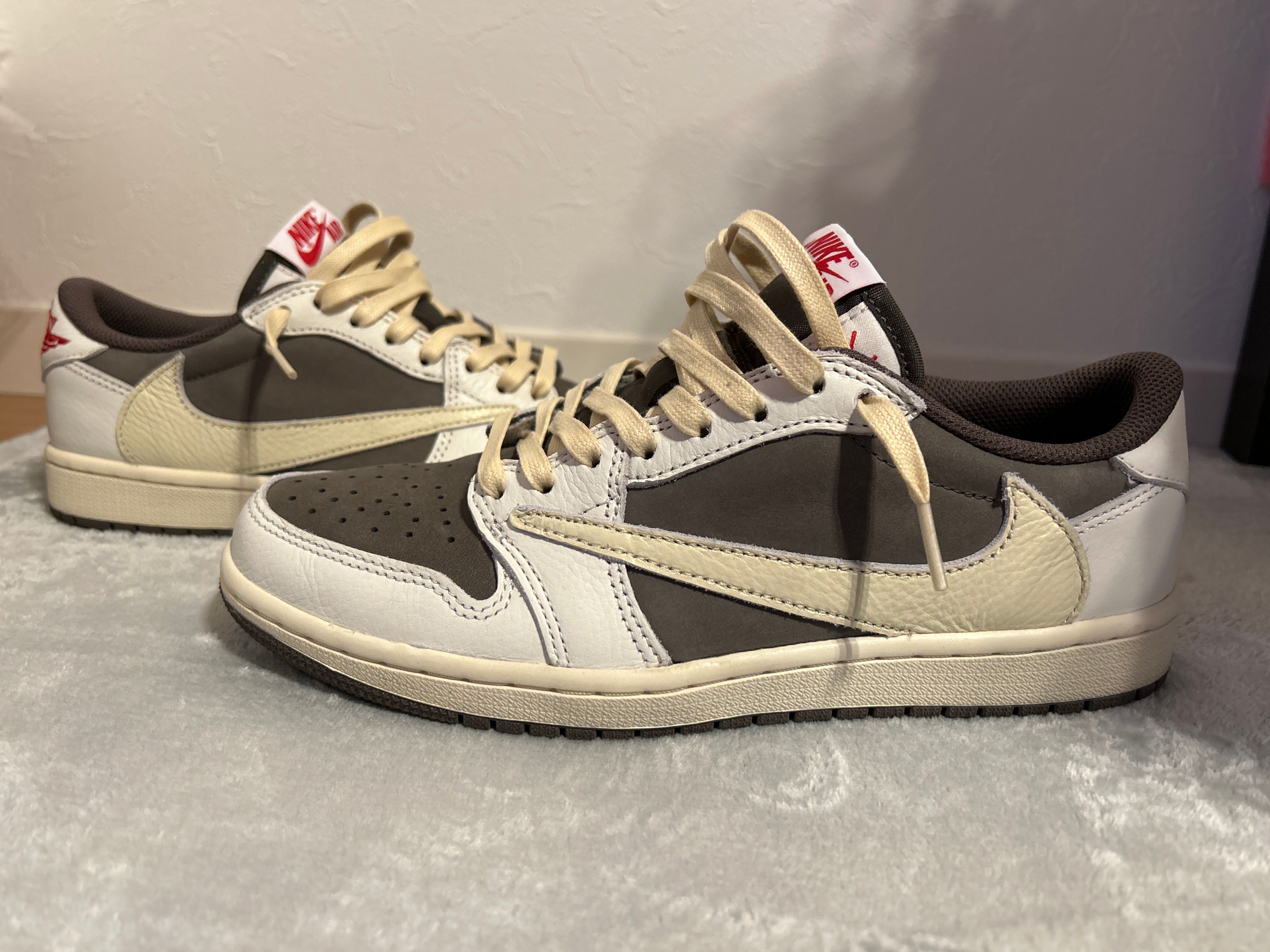 Travis Scott × Nike Air Jordan 1 Low OG SP "Reverse Mocha/Sail and Ridgerock"