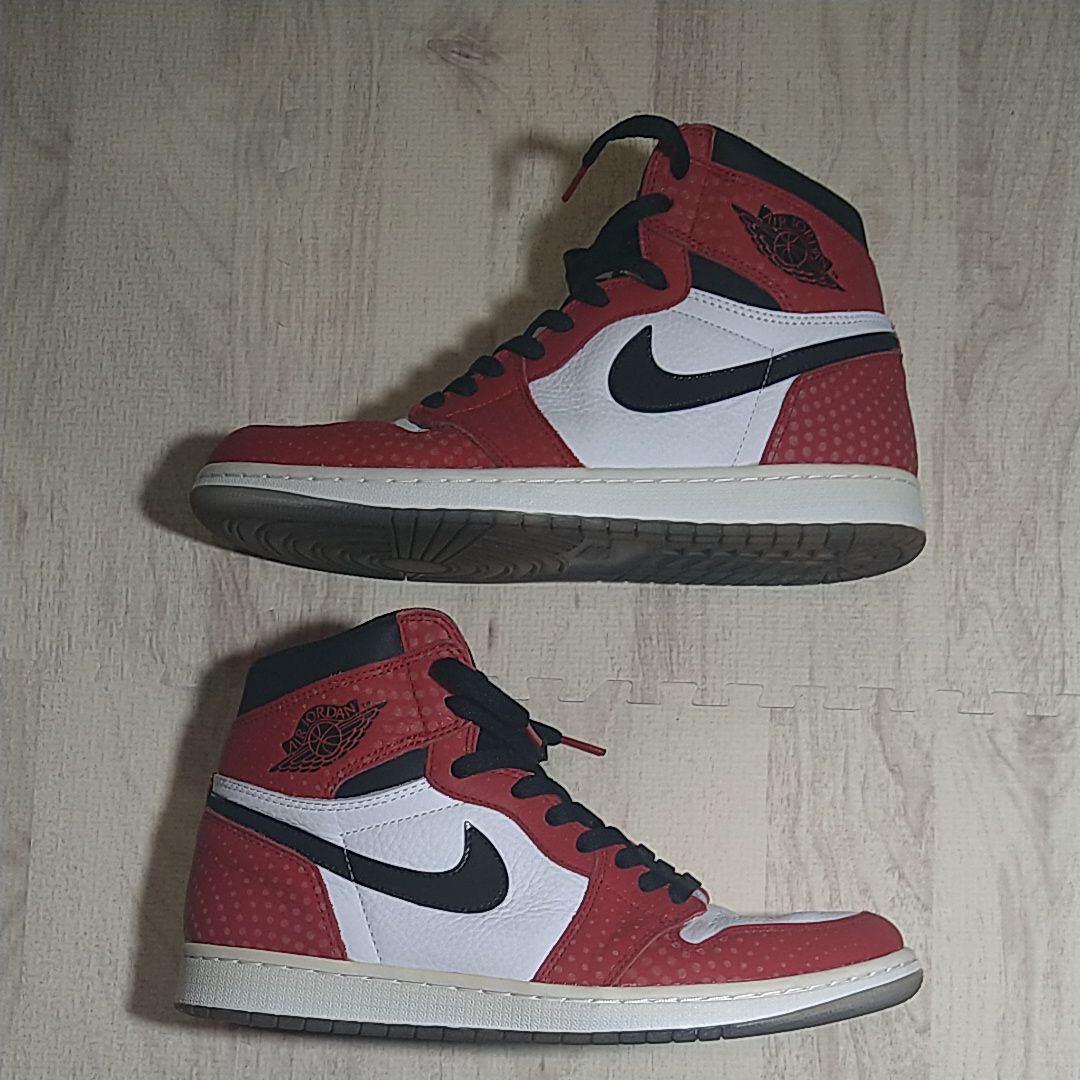 Spiderman × Nike Air Jordan 1 Origin Story "Gym Red/White/Photo Blue/Black"