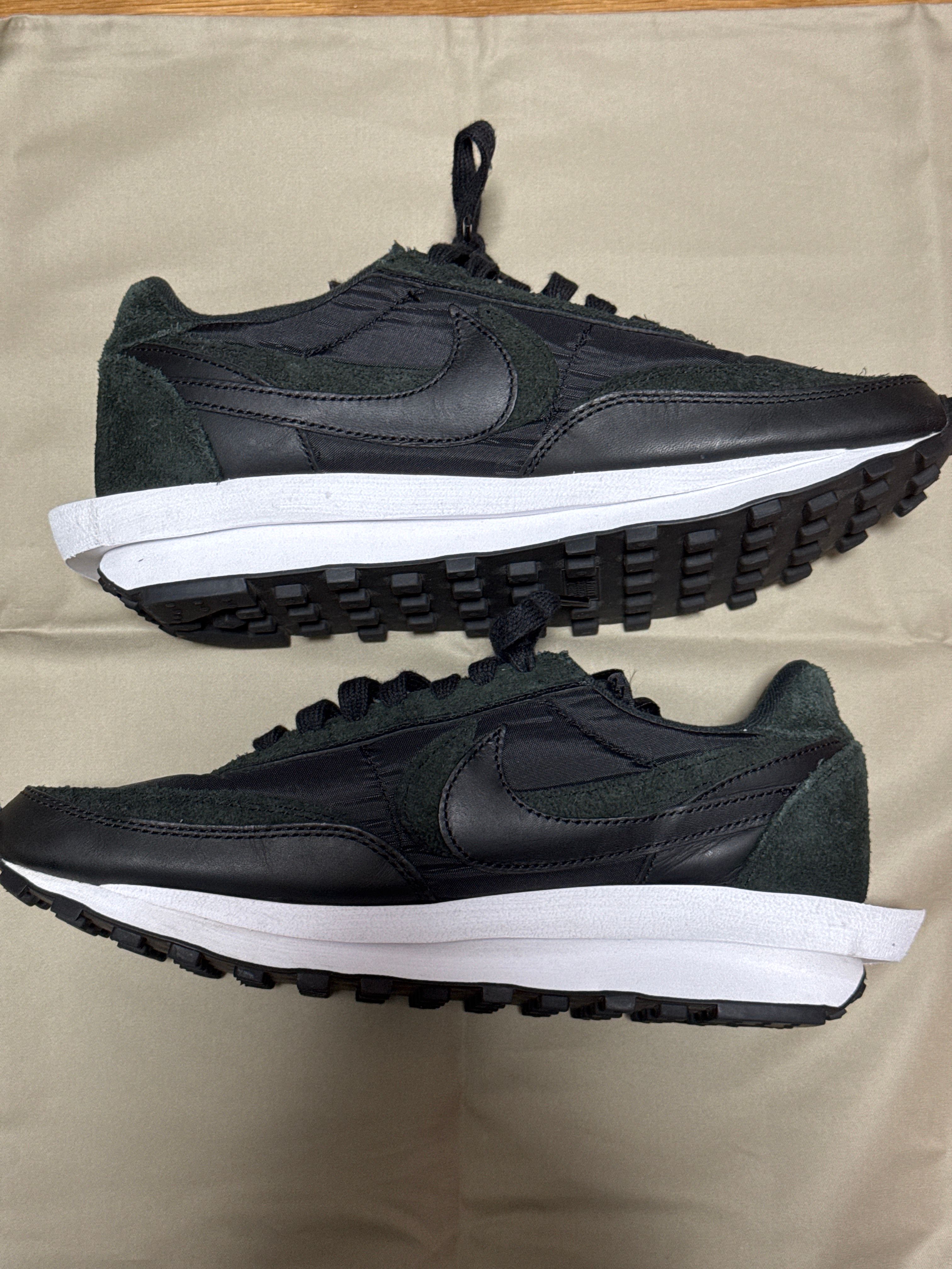 sacai × Nike LDV Waffle "Triple Black"