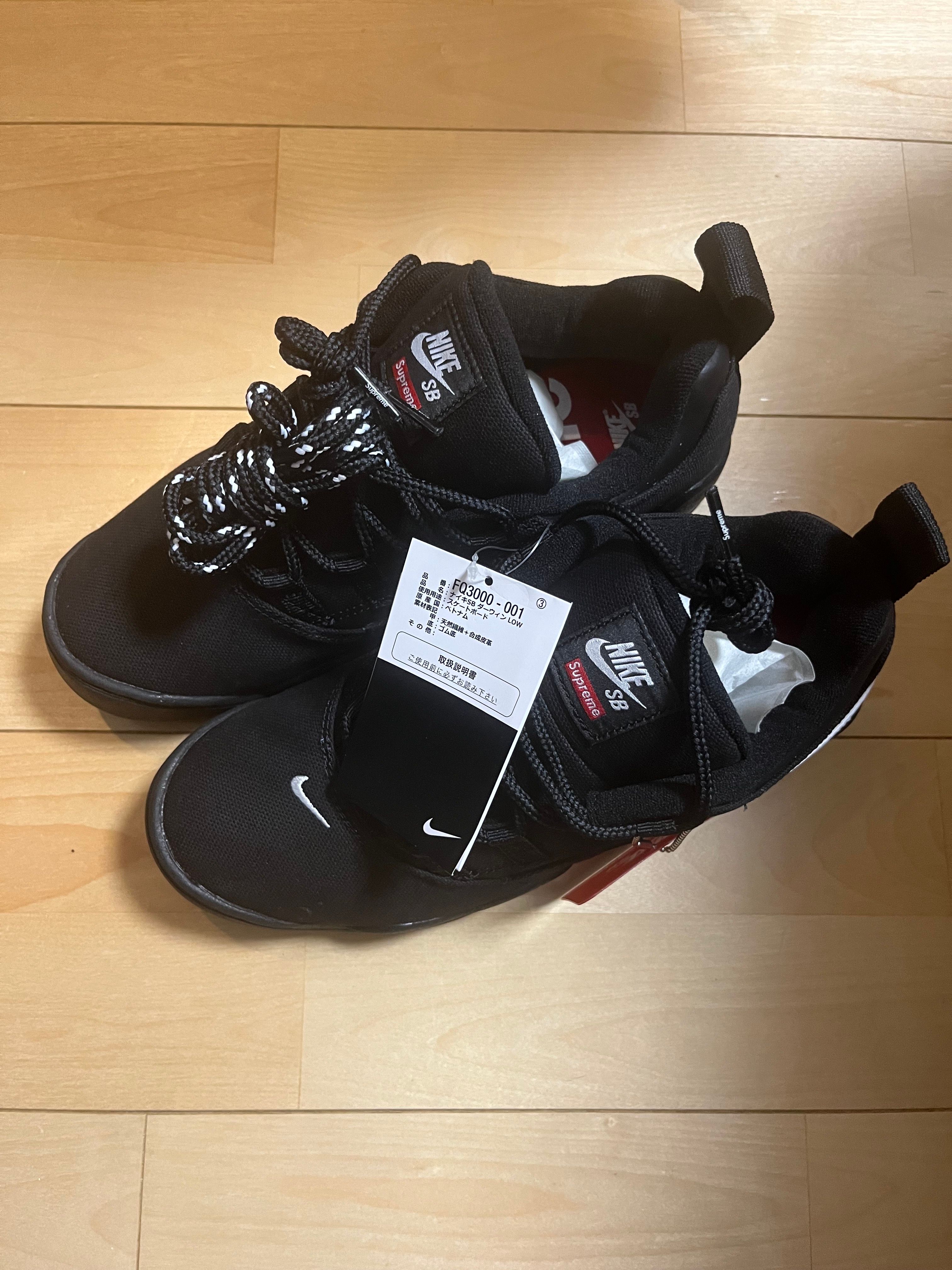 Supreme × Nike SB Darwin Low "Black"