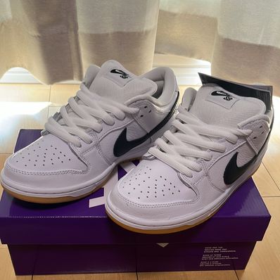 Nike SB Dunk Low Pro "White/Black-White-Gum Light Brown"