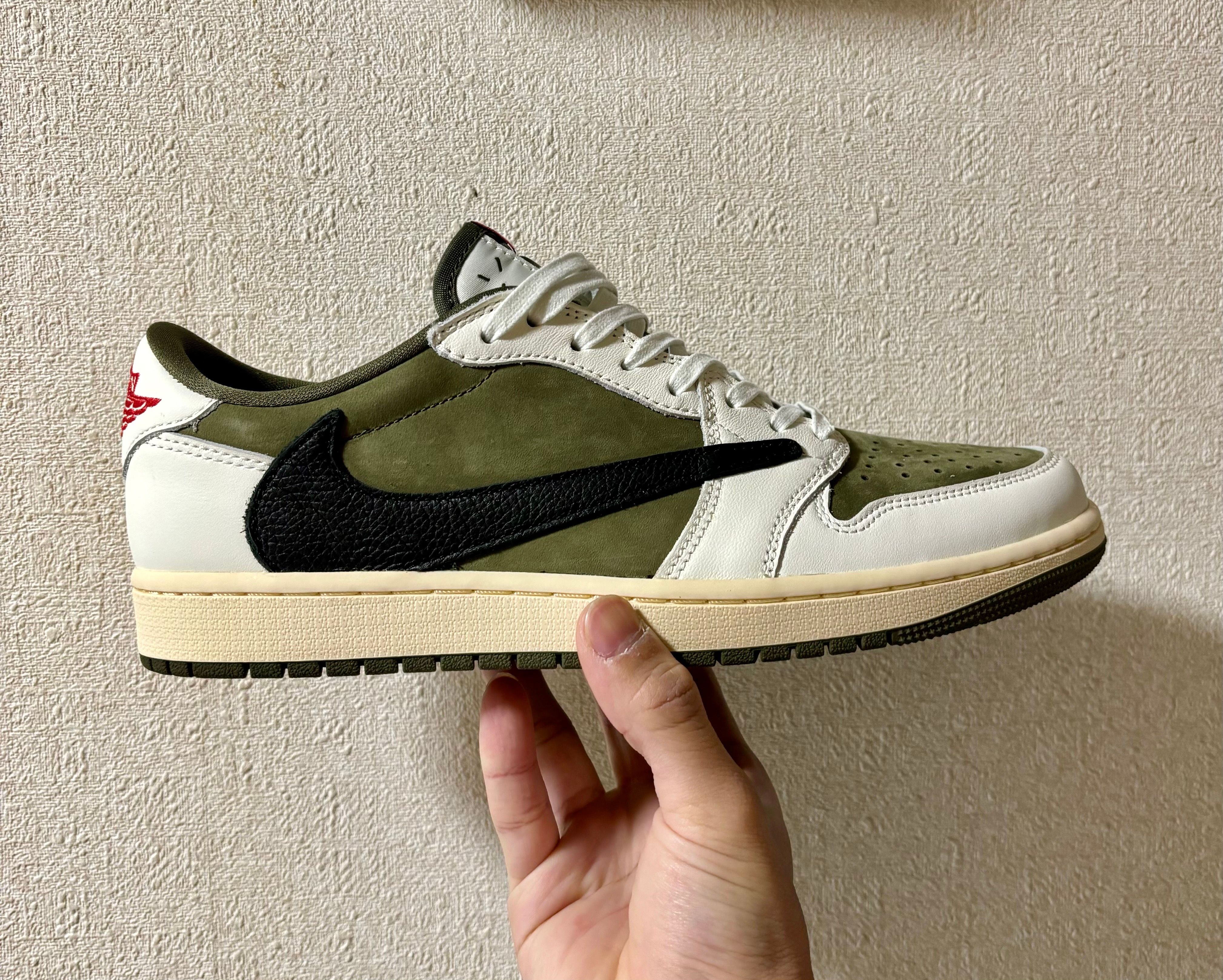 Travis Scott × Nike Air Jordan 1 Low OG SP "Reverse Olive"