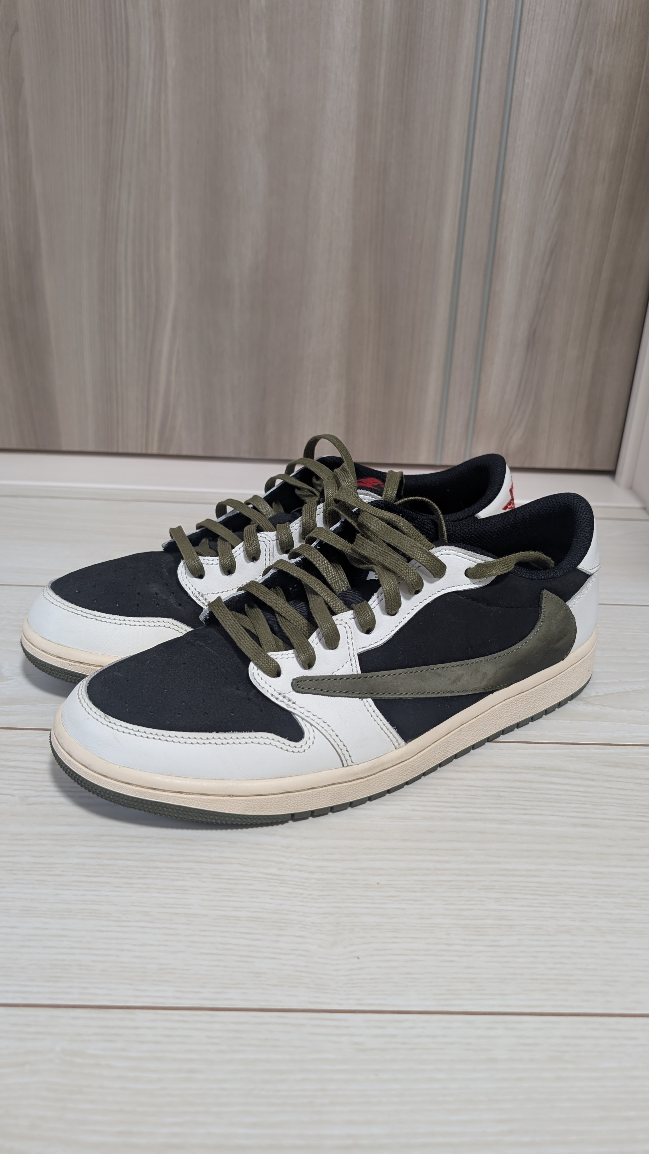 Travis Scott × Nike Women's Air Jordan 1 Low OG "Medium Olive"
