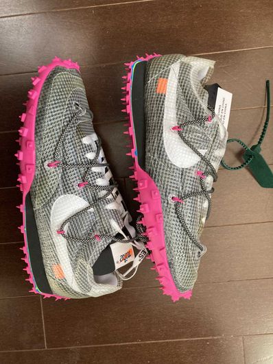 Off-White × Nike Women's Waffle Racer "Vivid Black"