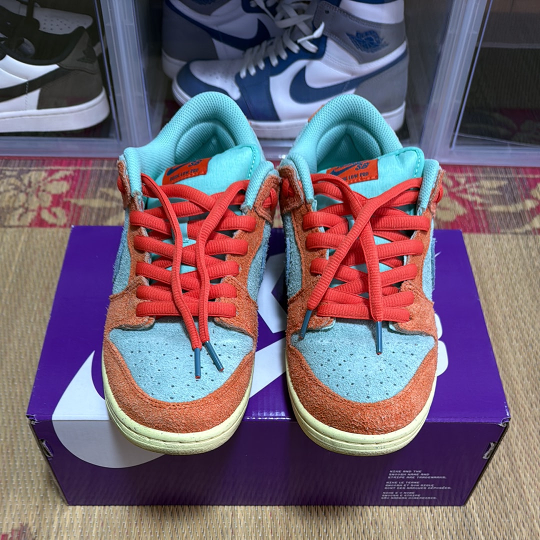 Nike SB Dunk Low Pro PRM "Orange and Emerald Rise"