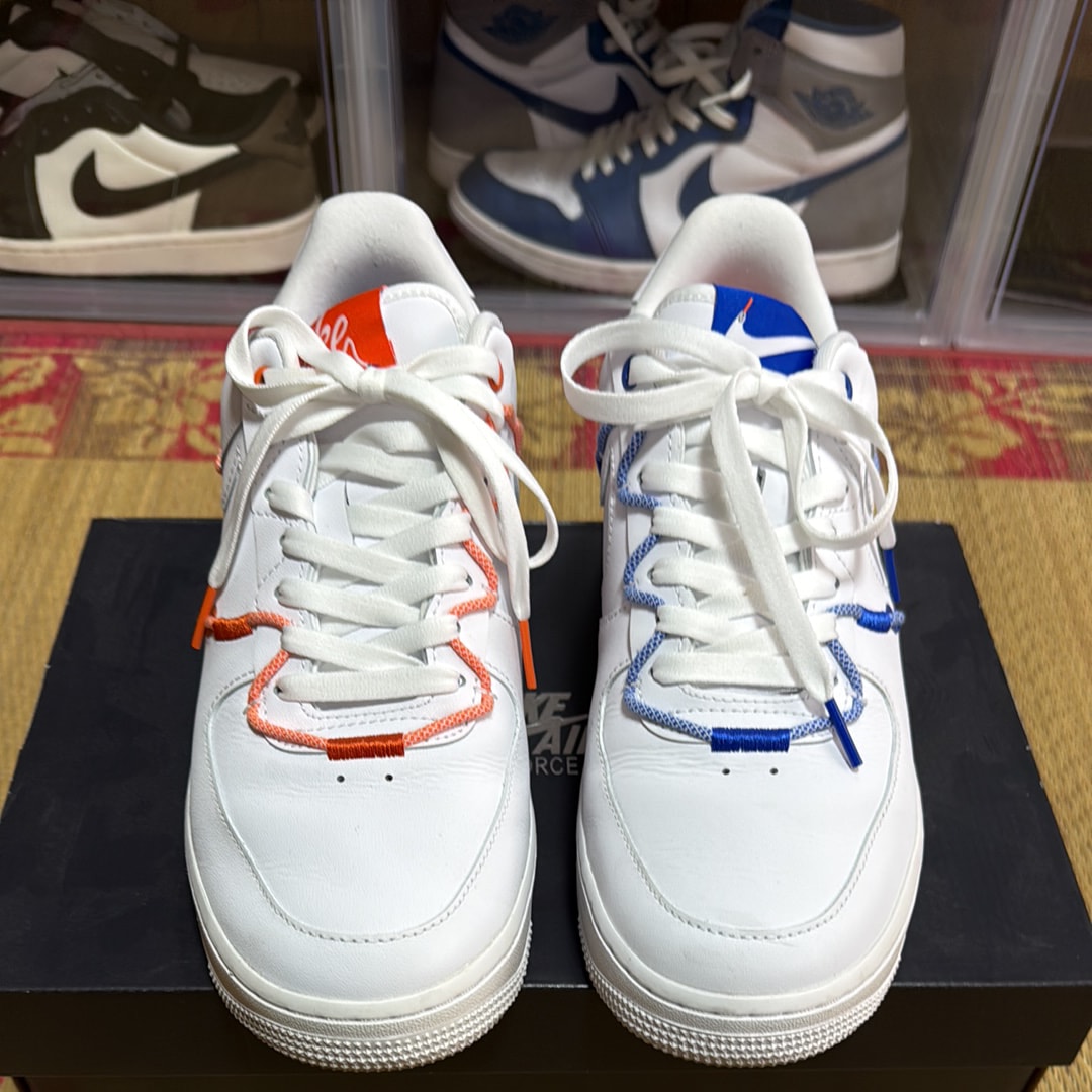 Nike Women's Air Force 1 Low LX "White and Safety Orange"