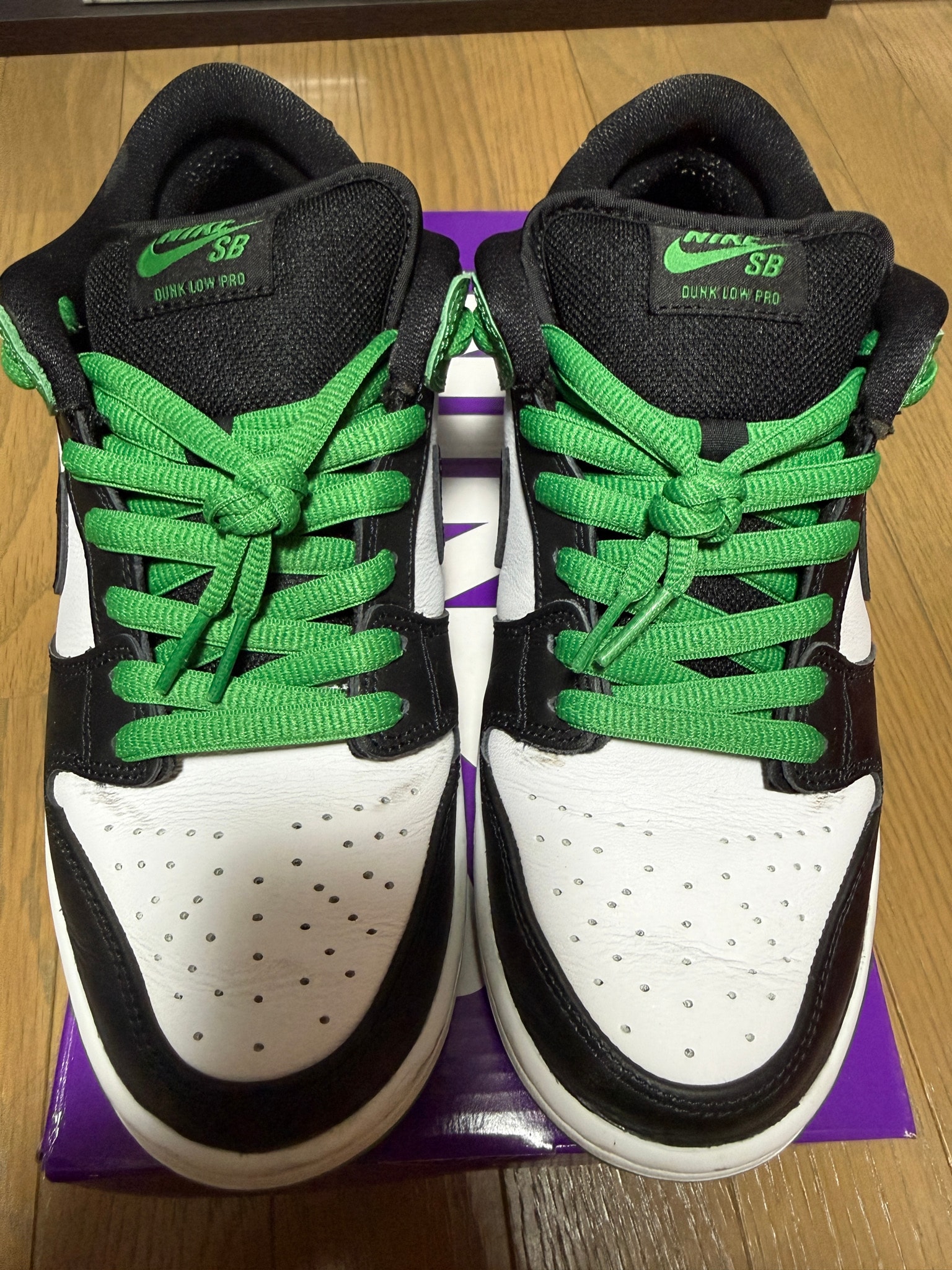 Nike SB Dunk Low Pro "Black and Classic Green"