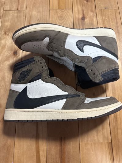 Travis Scott × Nike Air Jordan 1 Retro High OG TS SP "Sail/Dark Mocha"