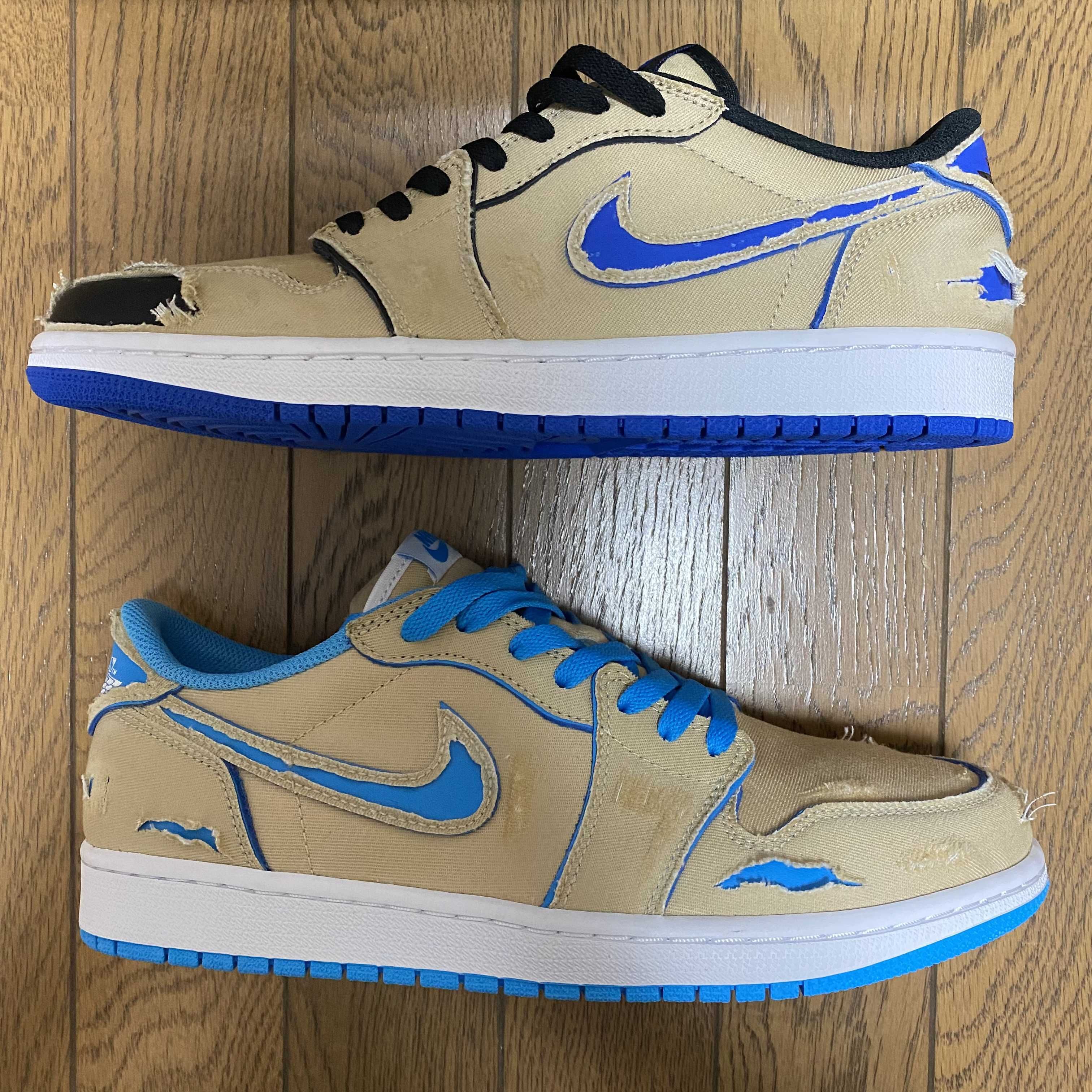 Nike SB Air Jordan 1 Low "Desert Ore/Royal Blue" 