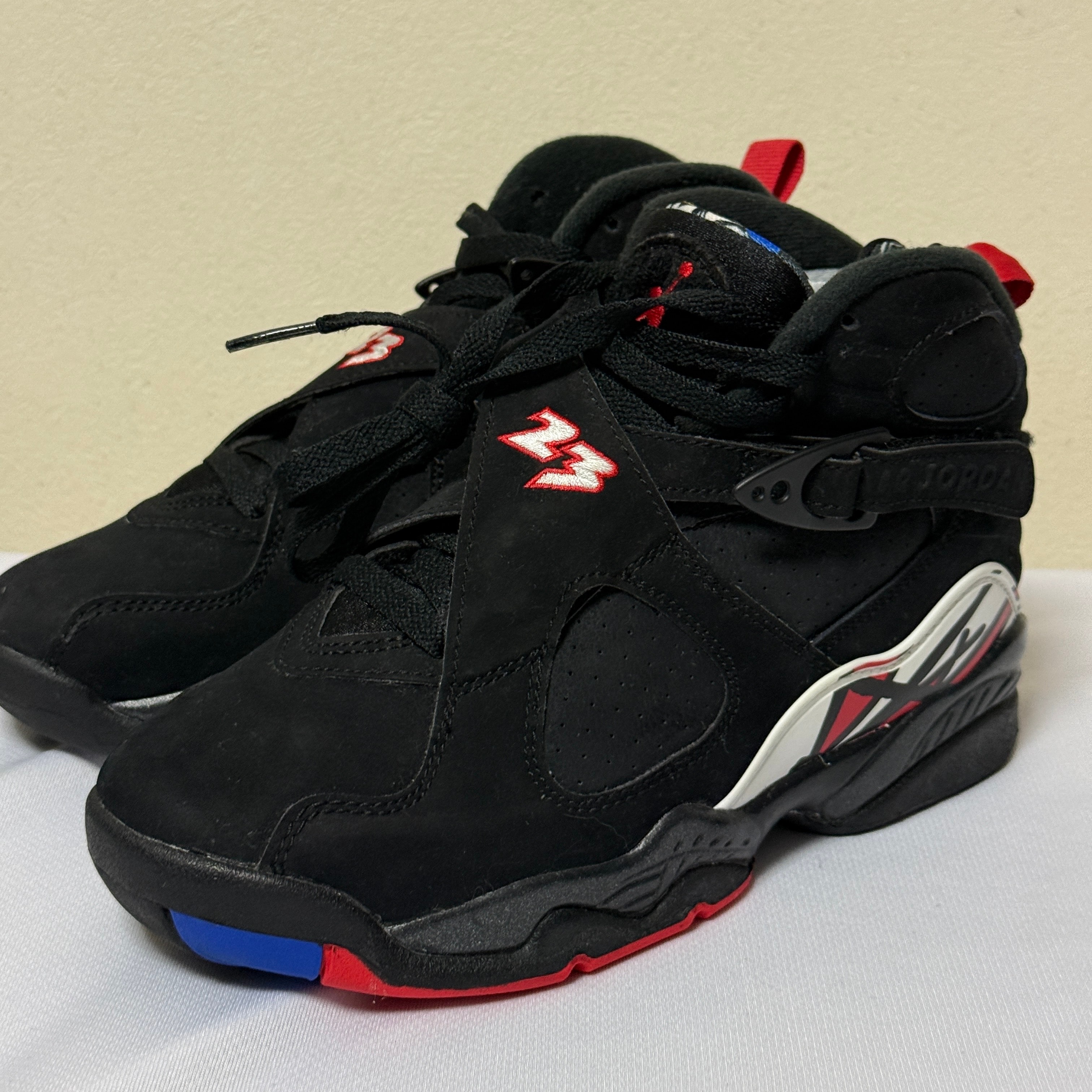 ナイキ GS エアジョーダン8 レトロ "プレイオフ" (2023)