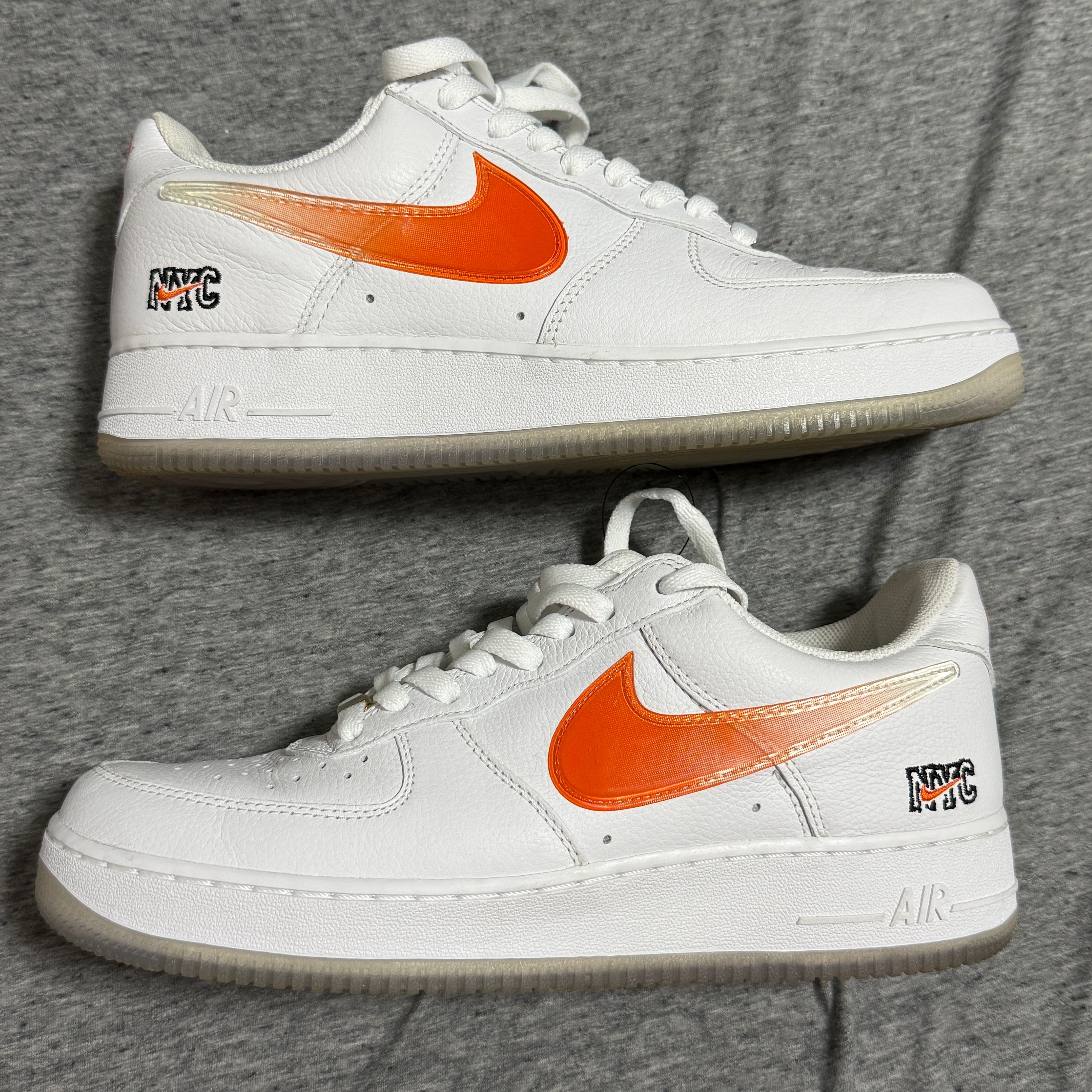 KITH × Nike Air Force 1 Low "White/Rush Blue/White/Brilliant Orange"