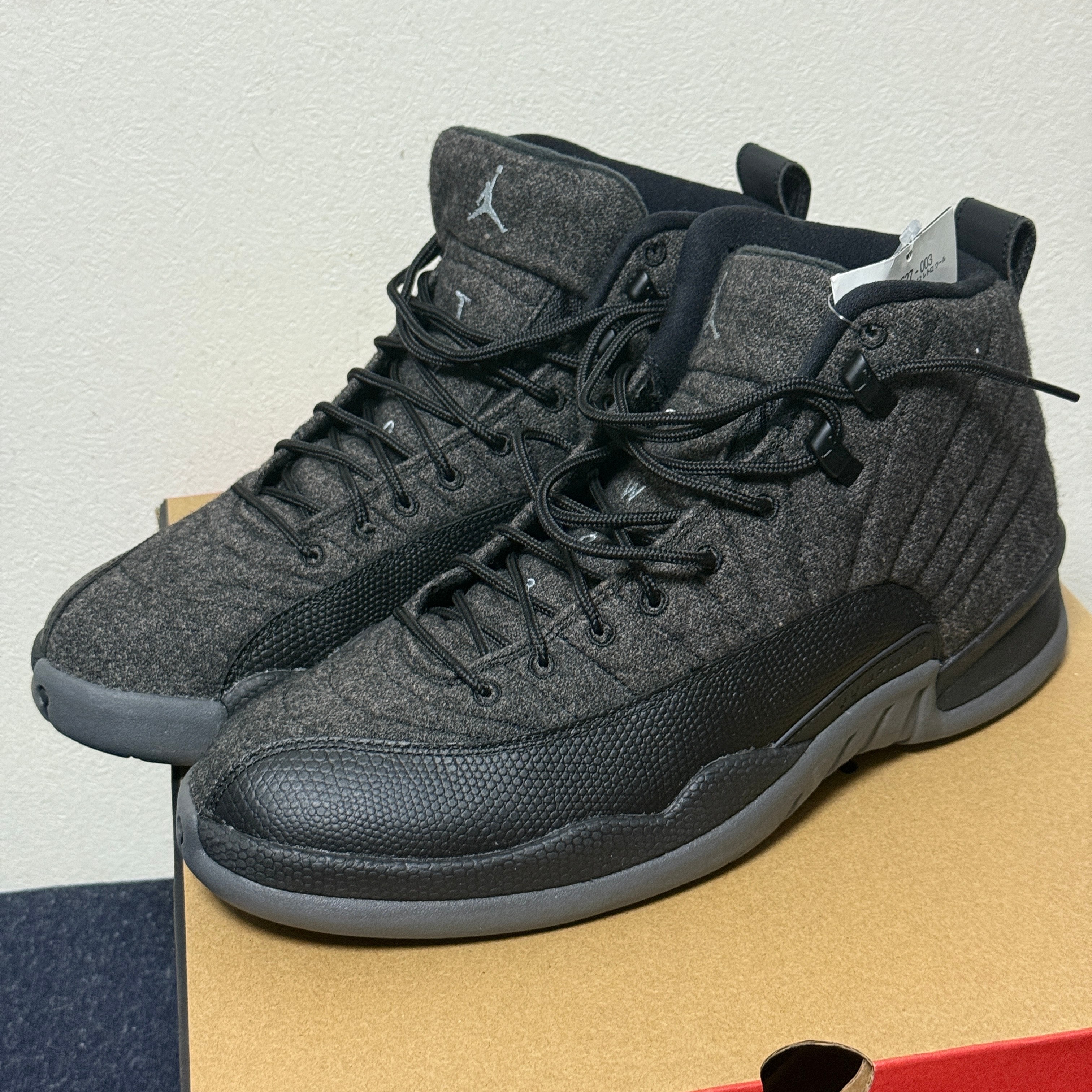 Nike Air Jordan 12 Retro "Wolf Grey/University Blue-White-Midnight Navy"