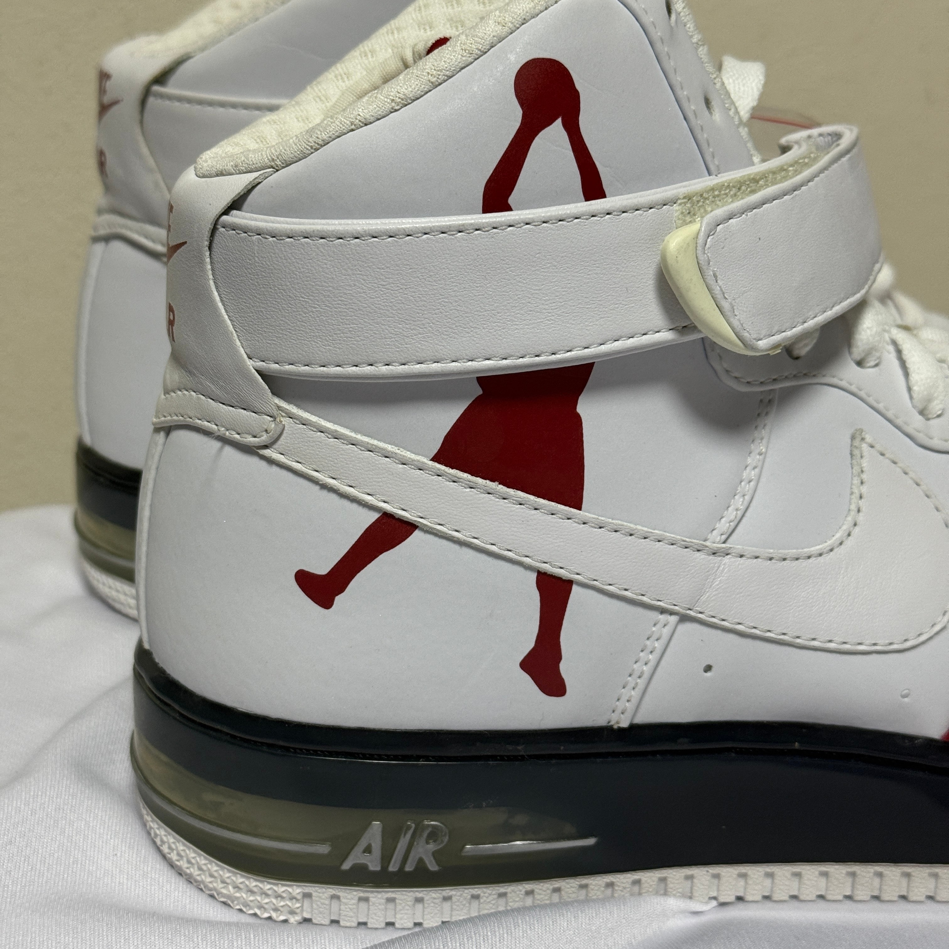 Nike Air Force 1 High "Sheed Red White Black"