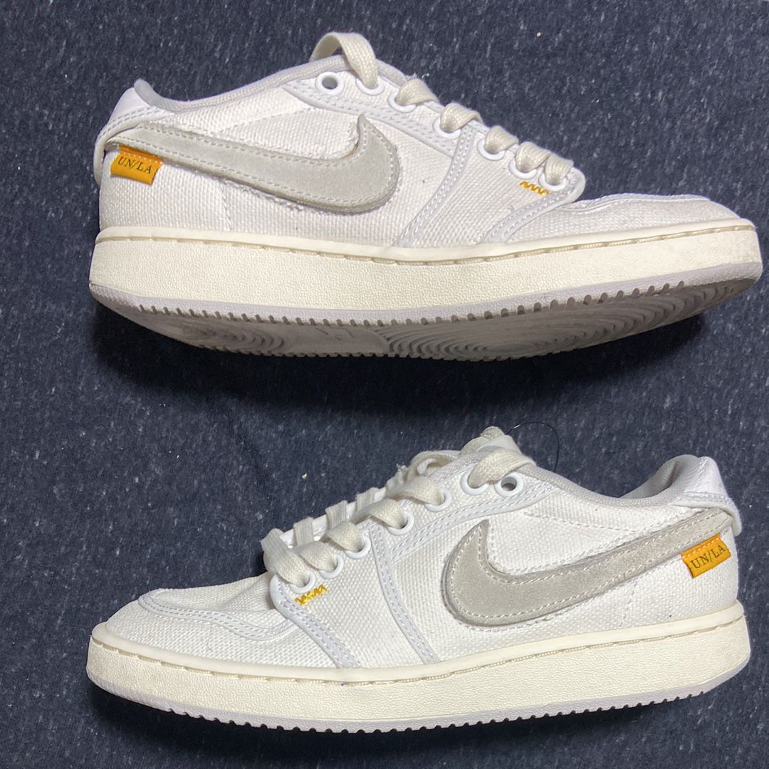 UNION × Nike Air Jordan 1 Low KO "White Canvas"