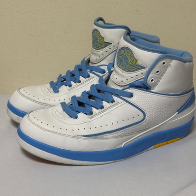 Nike Air Jordan 2 Retro Melo "White/Varsity Maize/University Blue" (2018)