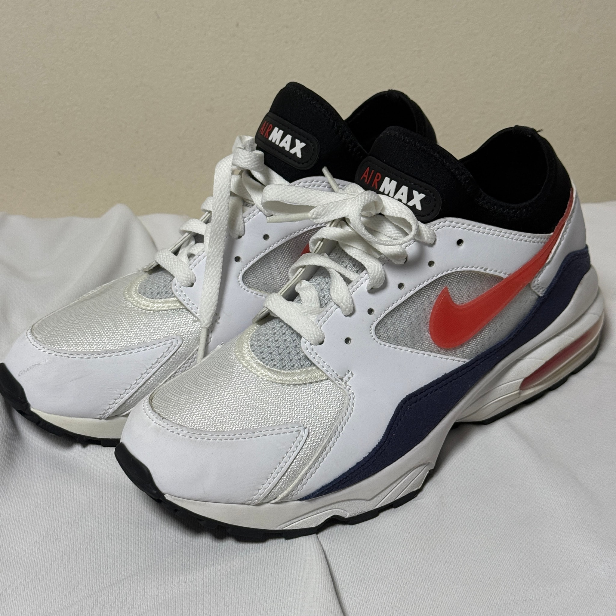 Nike Air Max 93 "White/Habanero Red"