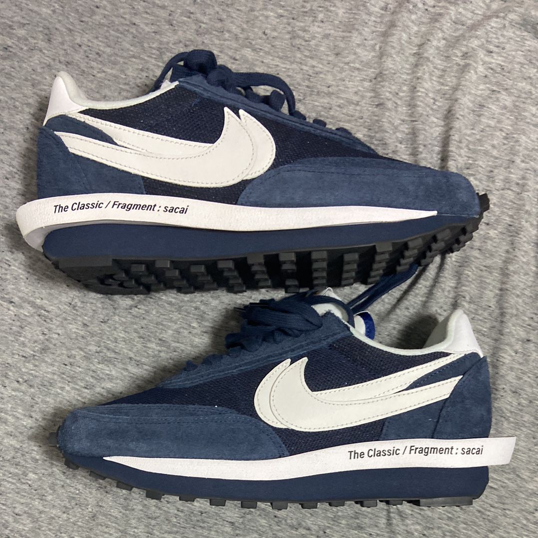 Fragment × sacai × Nike LD Waffle "Blackended Blue"