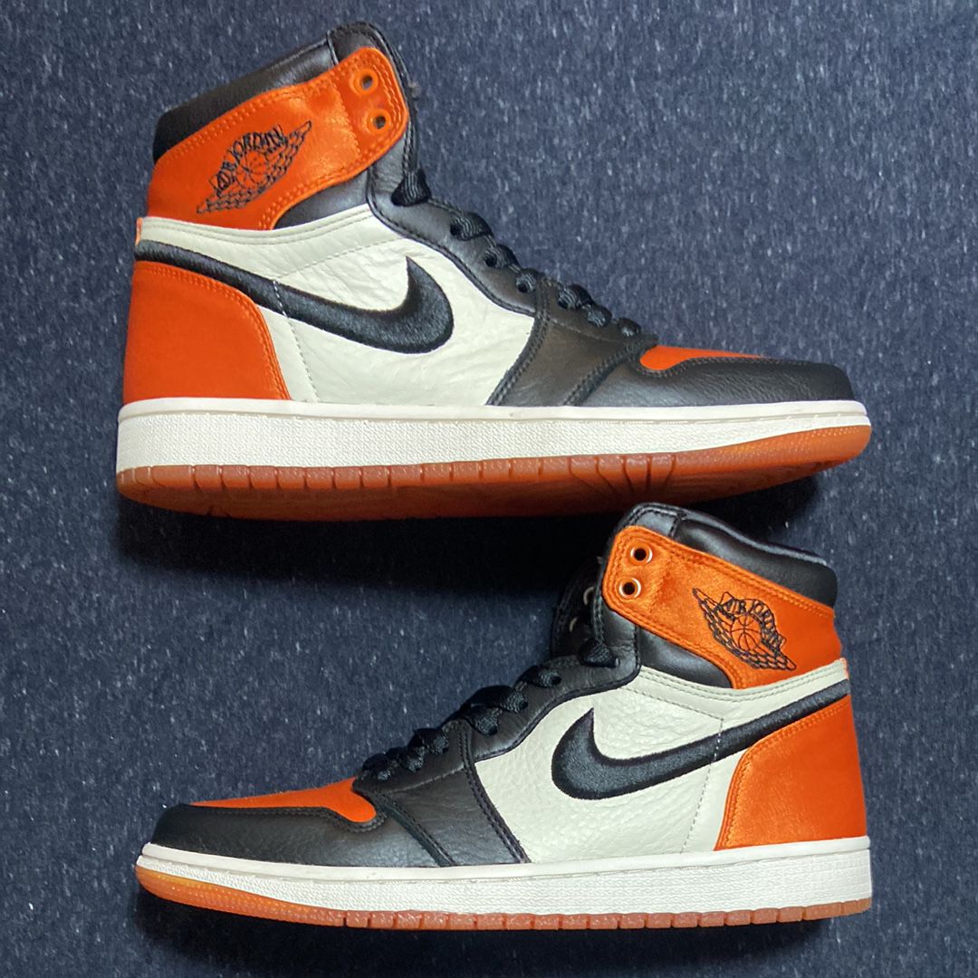 Nike Women's Air Jordan 1 High "Satin Shattered Backboard"