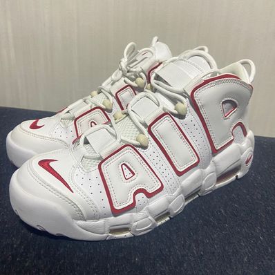 NIKE AIR MORE UPTEMPO "WHITE/VARSITY RED" (2021)