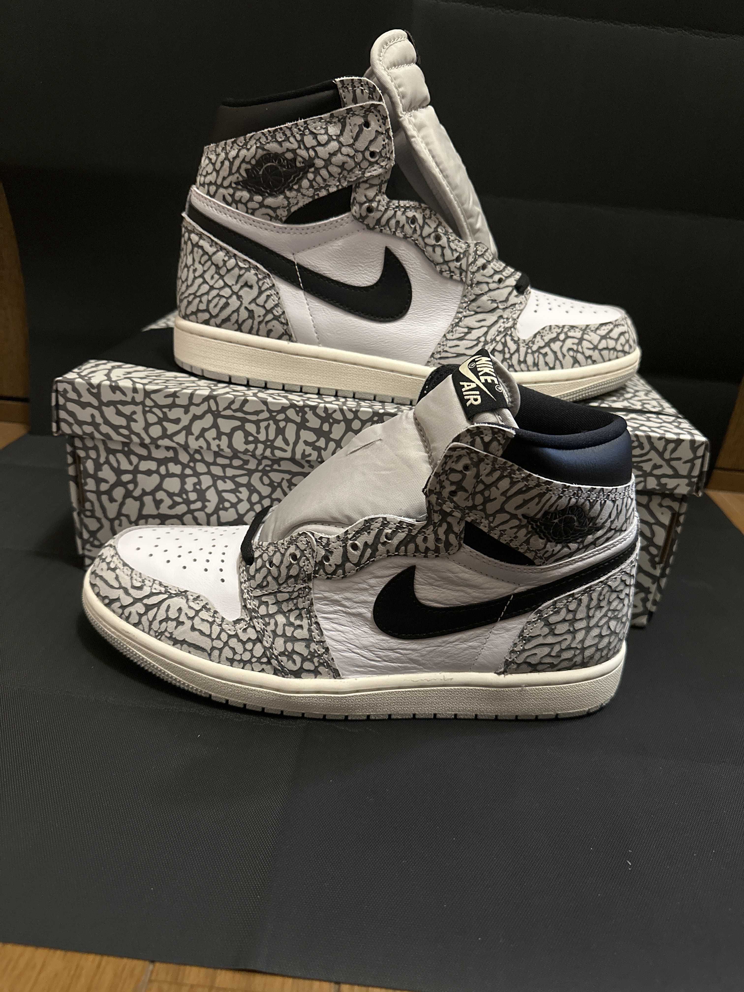 Nike Air Jordan 1 High OG "White Cement/Safari"