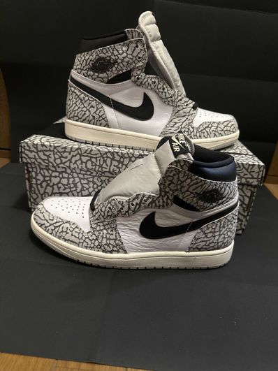 Nike Air Jordan 1 High OG "White Cement/Safari"