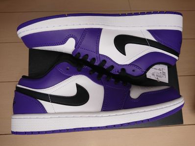 NIKE AIR JORDAN 1 LOW "COURT PURPLE"