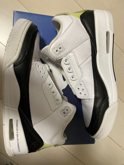 Fragment × Nike Air Jordan 3 "White/Black"
