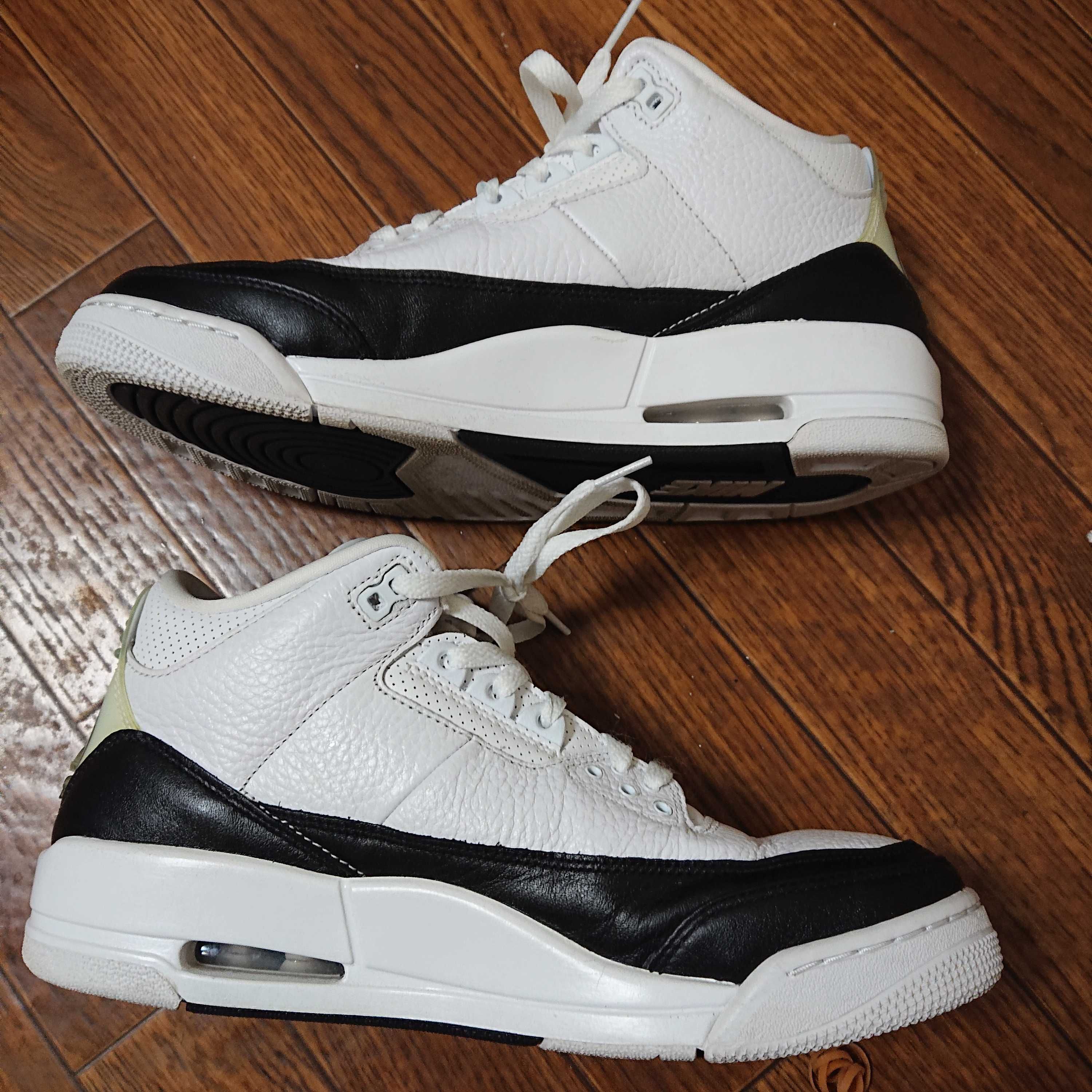 Fragment × Nike Air Jordan 3 "White/Black"