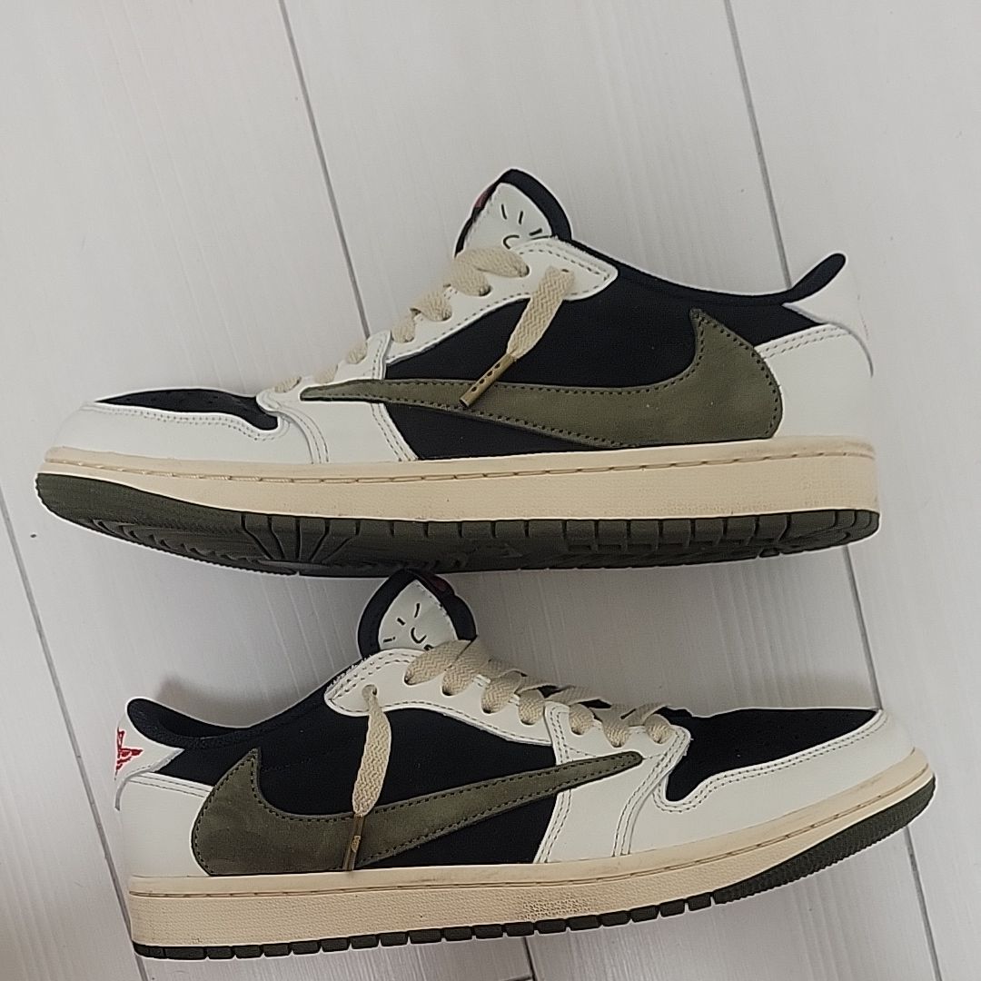 Travis Scott × Nike Women's Air Jordan 1 Low OG "Medium Olive"