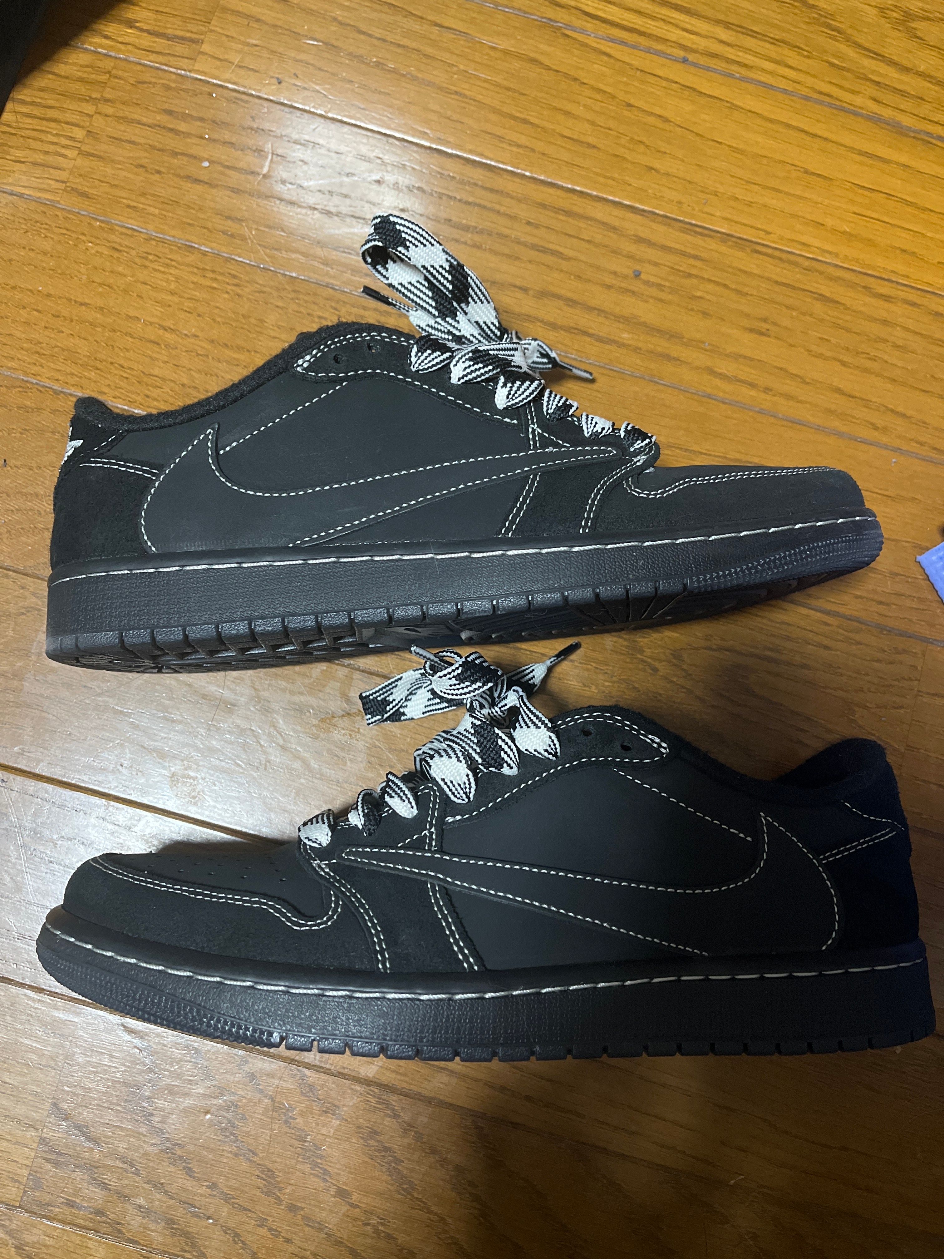 Travis Scott × Nike Air Jordan 1 Low OG SP "Black Phantom"