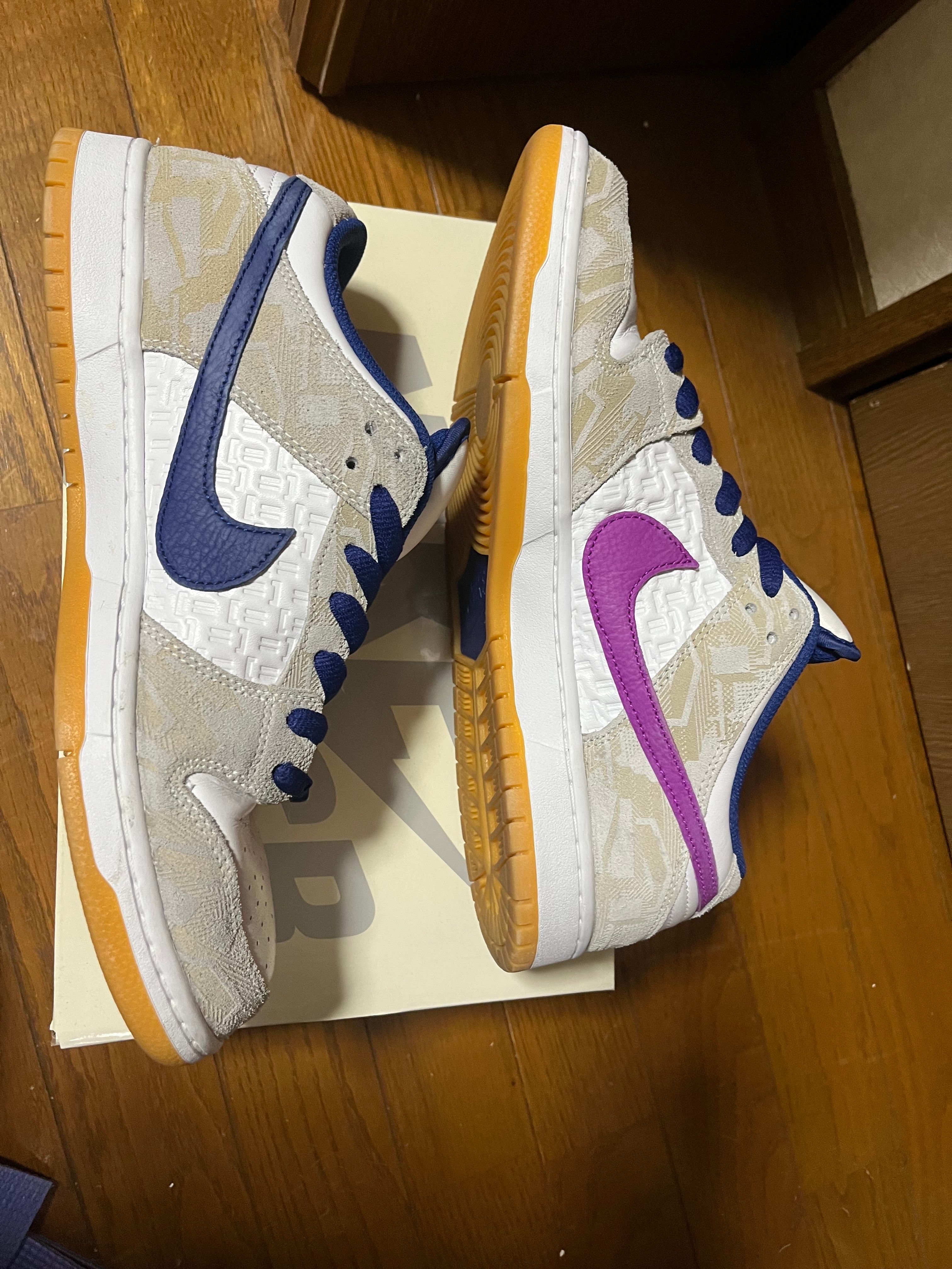 Rayssa Leal × Nike SB Dunk Low PRM "Pure Platinum and Vivid Purple"