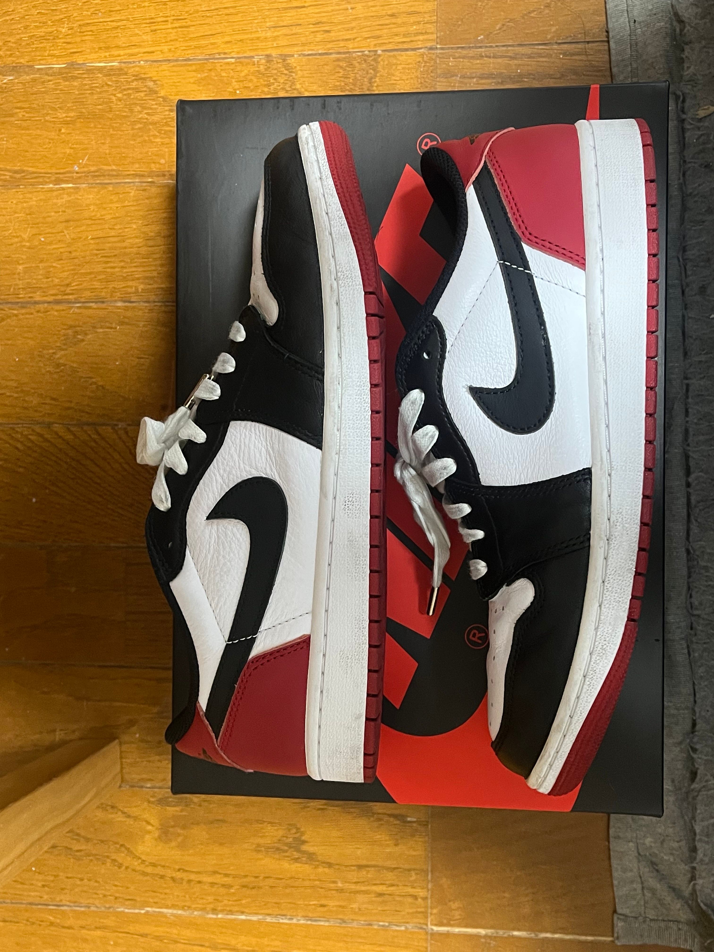 Nike Air Jordan 1 Retro Low OG "Black Toe"
