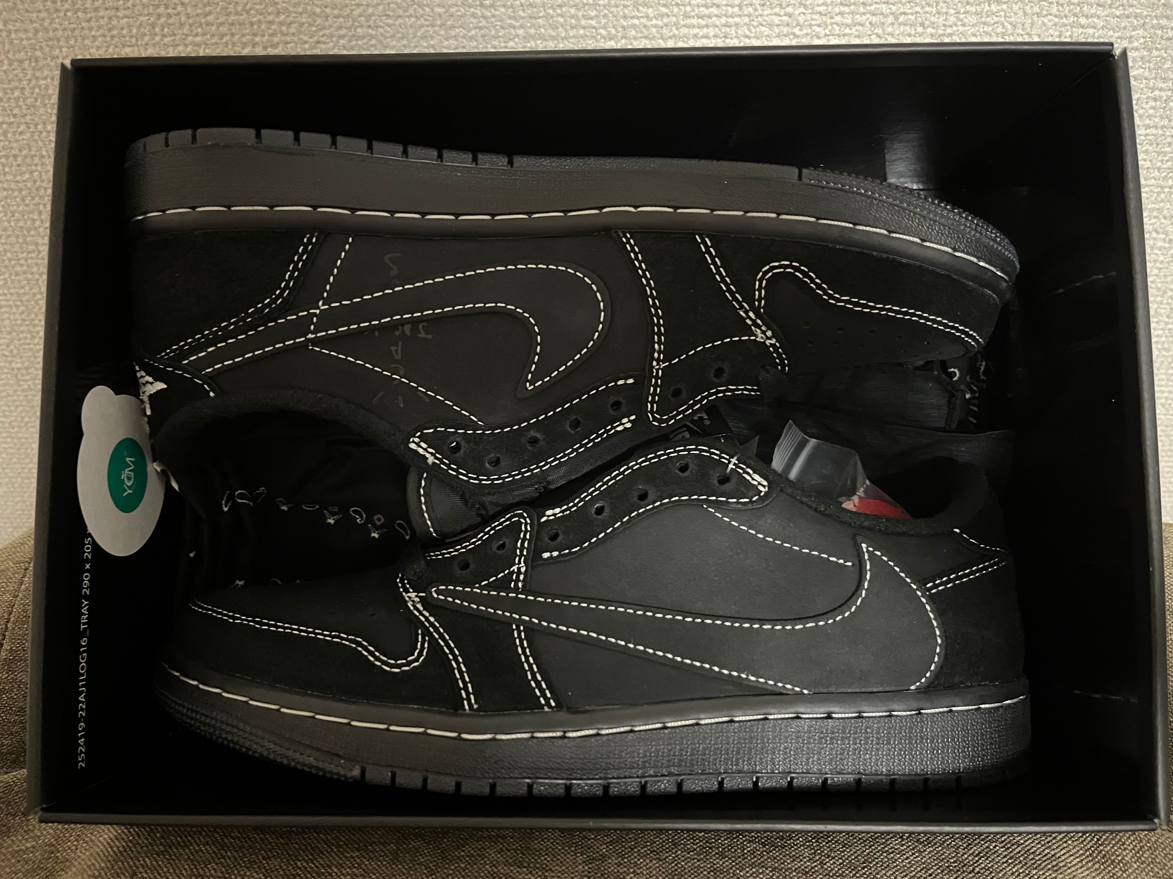 Travis Scott × Nike Air Jordan 1 Low OG SP "Black Phantom"