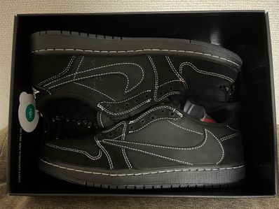 Travis Scott × Nike Air Jordan 1 Low OG SP "Black Phantom"