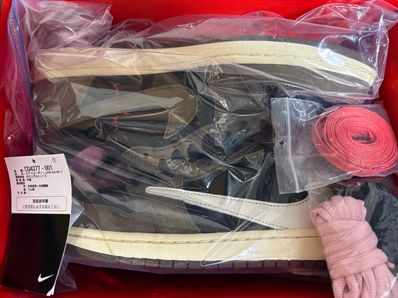 Travis Scott × Nike Air Jordan 1 Low OG SP-T "Black/Dark Mocha"