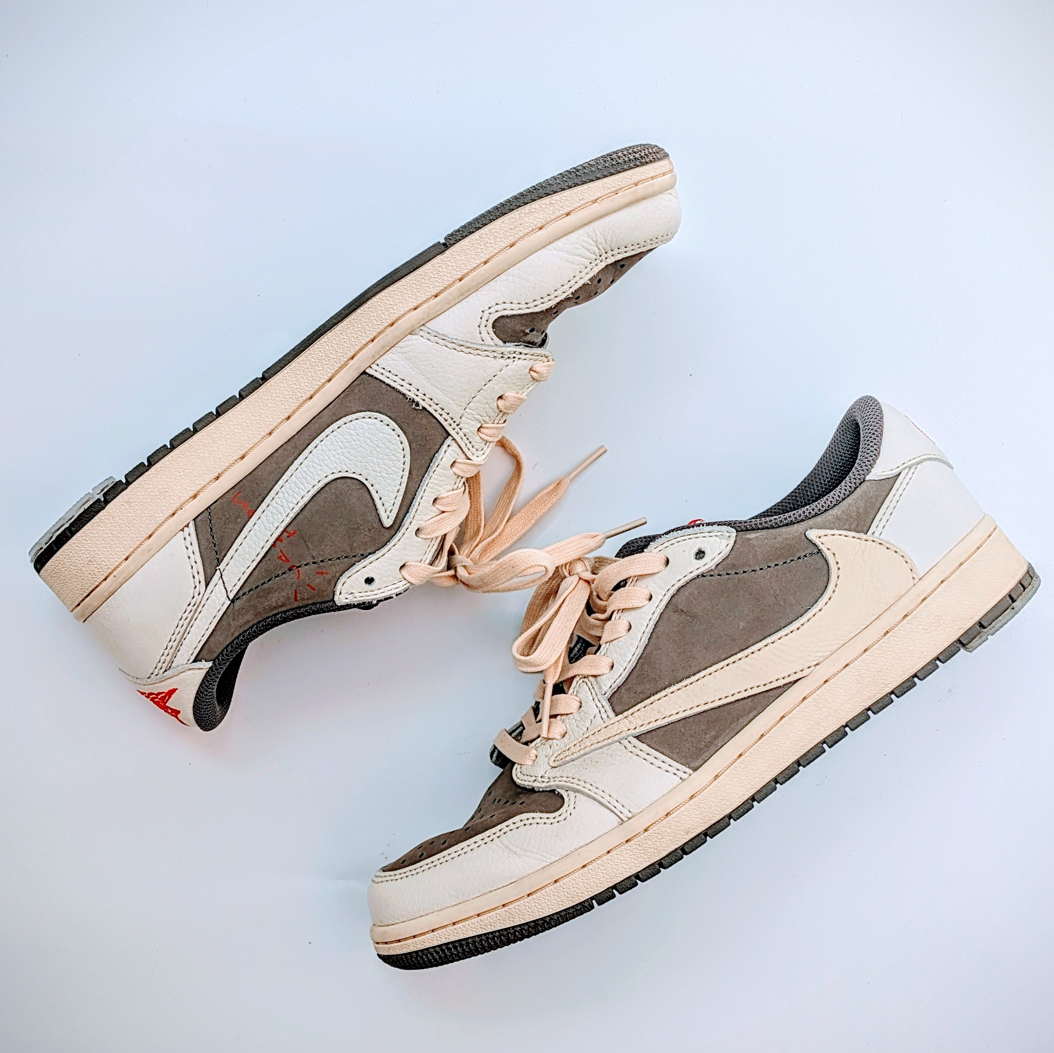 Travis Scott × Nike Air Jordan 1 Low OG SP "Reverse Mocha/Sail and Ridgerock"